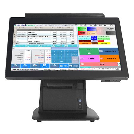 15.6 inch POS System With Thermal Printer