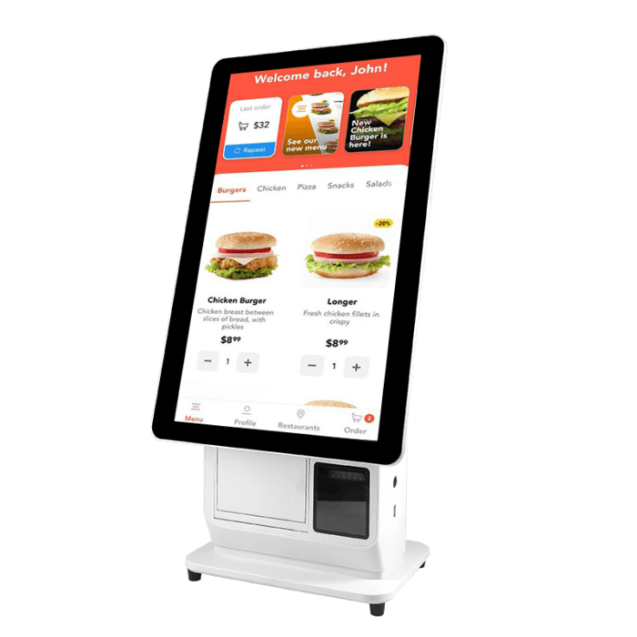 restaurants self ordering kiosk